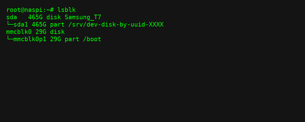 Terminal: Disks